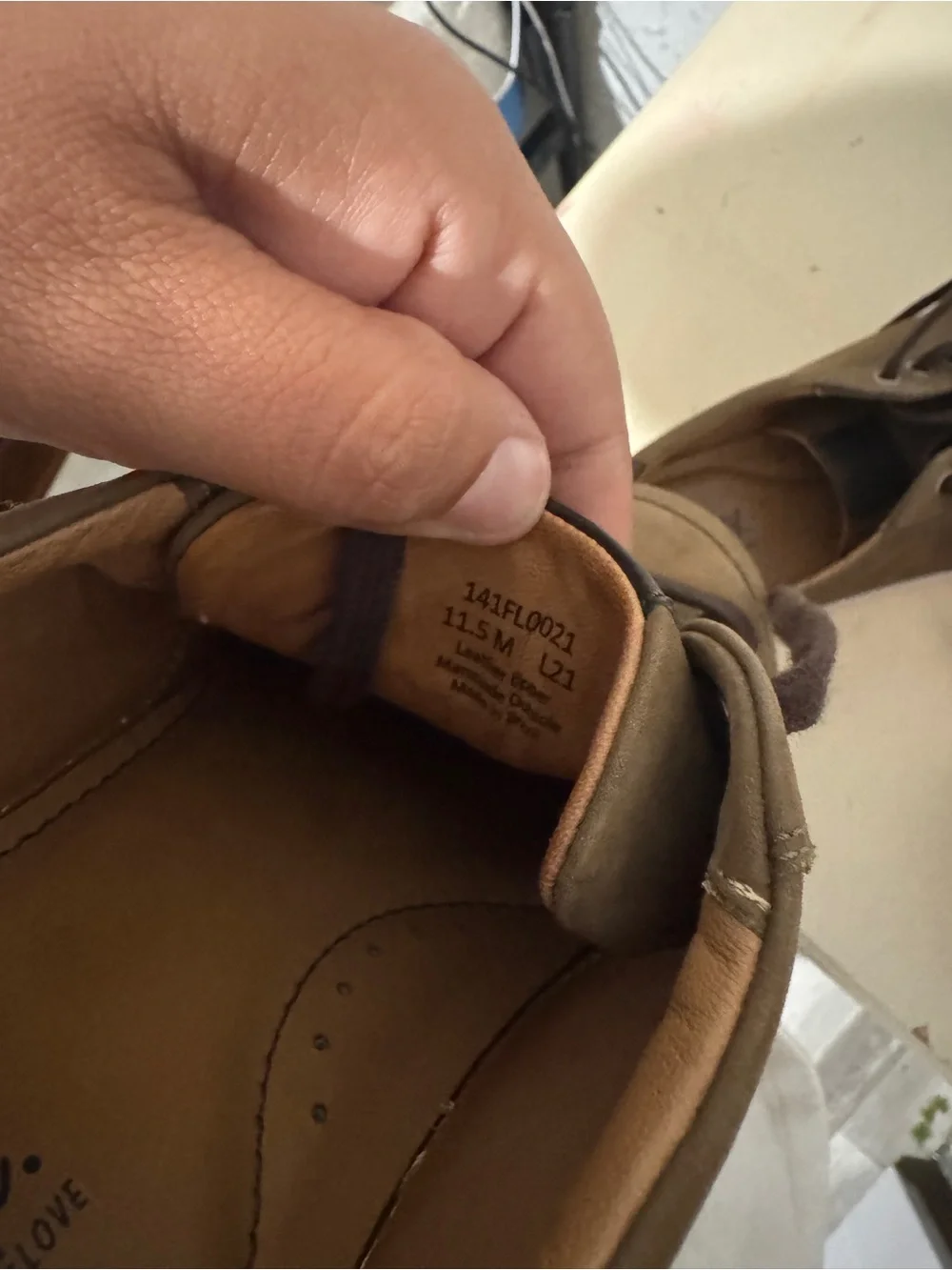 Men's Brown Nubuck Derby Sneakers
